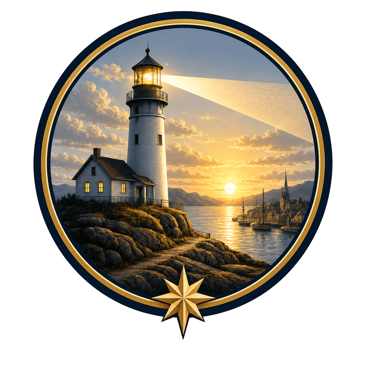 Portlight Books emblem